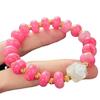 Vintage Ruby Quartz Rock Natural White Crystal Bracelet Bracelet