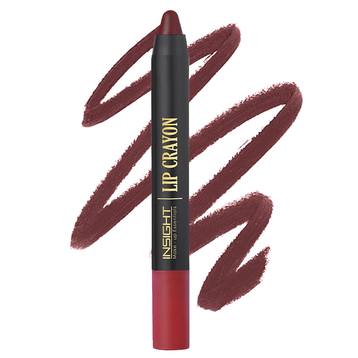 

INSIGHT Long Lasting Lip Crayon - All-Day Comfort | Matte Finish | Waterproof | Enriched with Vitamin E & Kojic Acid|Sharpenable Tip|Full Coverag