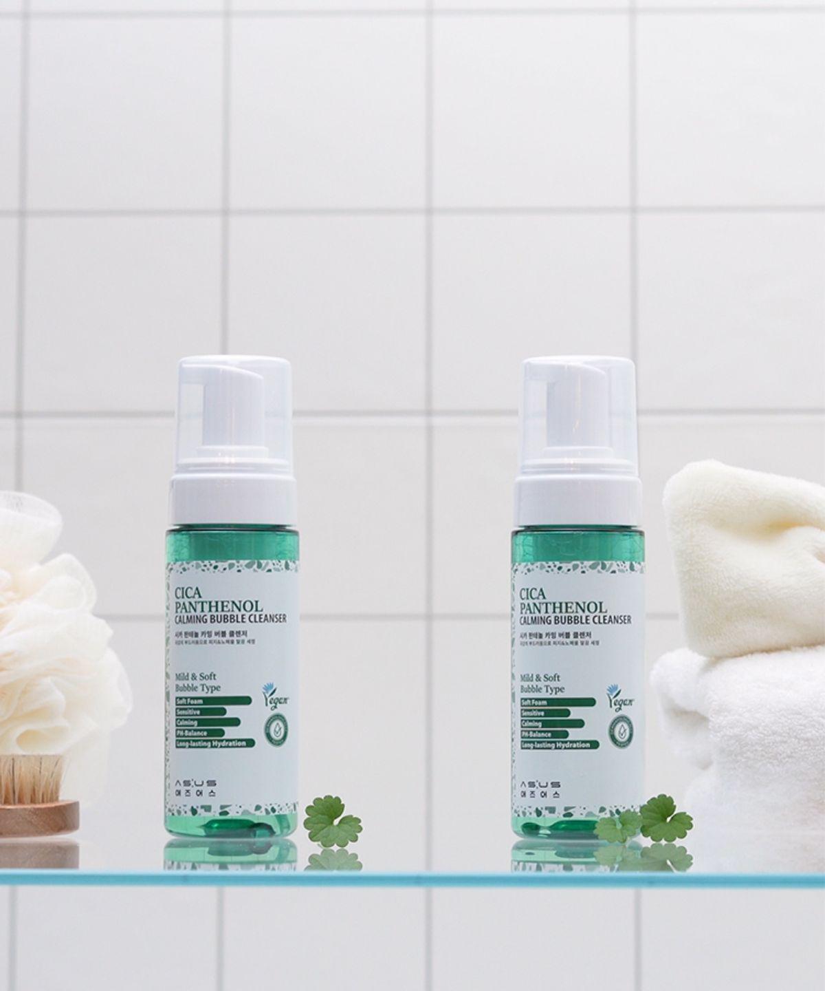 [SET] Cica Panthenol Calming Bubble Cleanser 150ml 2 Pieces