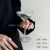 Colorful Spiral Rod Handle Wine Glass Cocktail Glass High-value, Niche Vintage Champagne Glass Goblet Glass