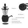 Rechargeable LED Camping Lantern Flashlight,Solar Powered Light With Hand Crank For Emergency,Mni Power Bank With USB