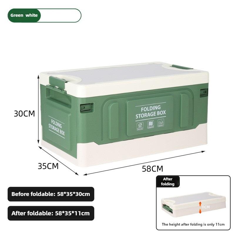 Outdoor Folding Storage Box, Multipurpose Organizer Box, Portable Large-capacity Camping Box, Car Trunk.