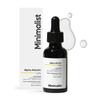 Minimalist Dark Spots Removal Serum with 2% Alpha Arbutin for Hyperpigmentation | For Women & Men | 30 Ml