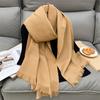 Winter Kaschmirschal Damen Luxus Herbstschal Pashmina Taschentuch Dame Pareo Weich Outdoor Unisex Winddicht Bufanda