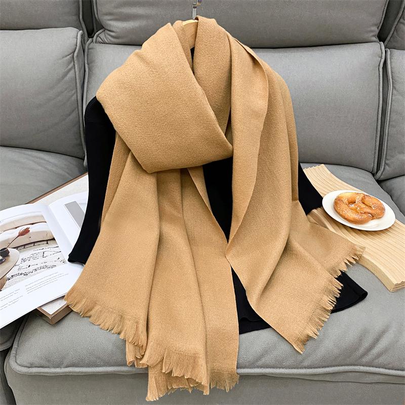 Winter Kaschmirschal Damen Luxus Herbstschal Pashmina Taschentuch Dame Pareo Weich Outdoor Unisex Winddicht Bufanda