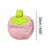 Strawberry Plush Makeup Organizer Bag 2025 Large Cosmetic Pouch Travel Handheld Storage Bag For Skincare Makeup Tools