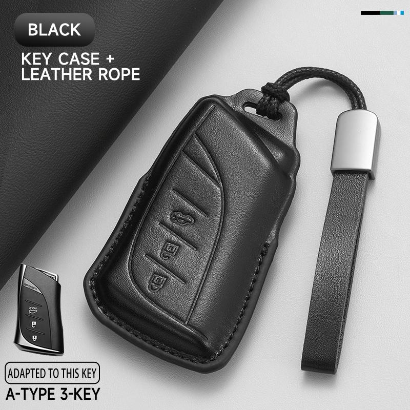 

Leather Car Key Cover Case Protection Shell Keychain For Lexus NX ES UX US RC LX GX IS RX 200 250h 350h LS 450h 260h 300h UX200