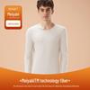 Aoweizi Men's Thermal Underwear: Ginger Tencel Meiyabi, Thickened for Autumn/Winter - Model B6931.