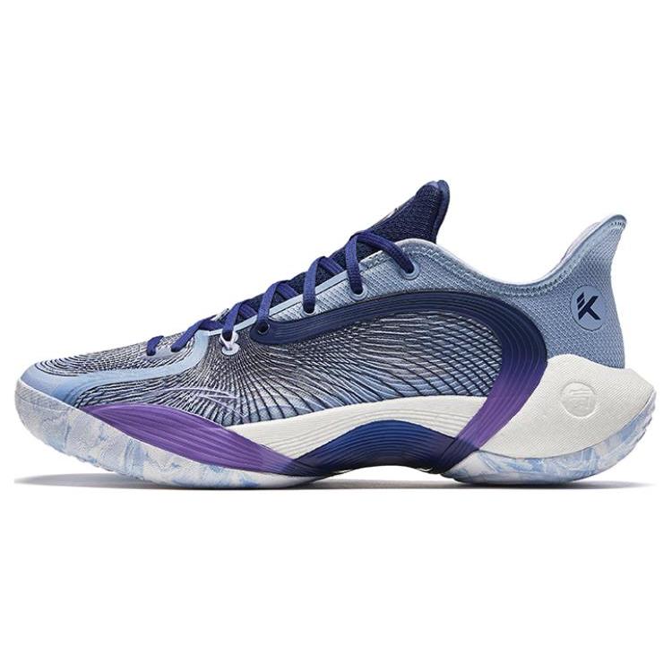 

ANTA 3 Point Rain 2 Basketball Shoes Men s Low top Nautilus Blue/Signal Blue/Light Nightingale Purple 912421602-1 41