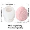 3D Easter Egg Candle Silicone Mold DIY Carving Flower Egg Resin Soap Casting Romantic Wedding Gifts Home Decor