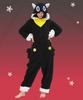 [SAZAC] Persona 5 Morgana Character Kigurumi, Adult Fleece, One Size Fits Most (szc353)