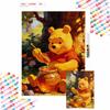 Winnie The Pooh Diamond Painting Art Kit Mosaic Handmade Diy Gift Home Decor