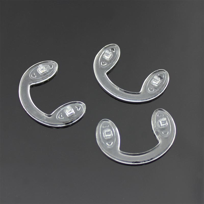 4Pcs Non-Slip U-Shaped Silicone Nose Pads-Repair Kits For Glasses Comfortable Soft And Breathable Accessories For Eyeglasses