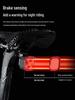 Bike Rear Tail Light for Night Riding – Safety Warning and Brake Light for Road & Mountain Biking