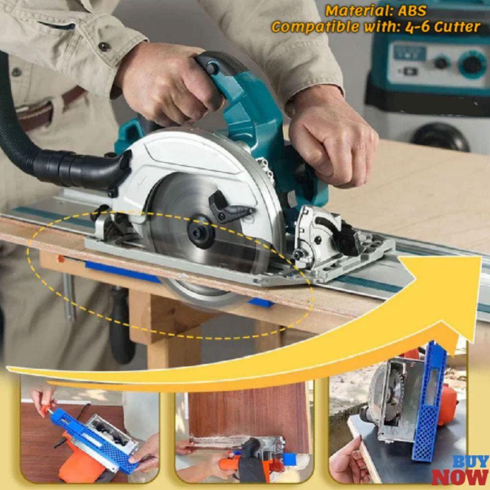 

Base Guide Quick Fixing Clip Lightweight Edge Guide Adjustable Positioning Clamp Cutting Machine синій