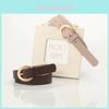Fashion Ladies Waist Belt Pu Leather Minimalist Business Casual For Office Wear