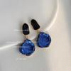 Blue Galaxy!~ Needle Plated Earrings, Earrings