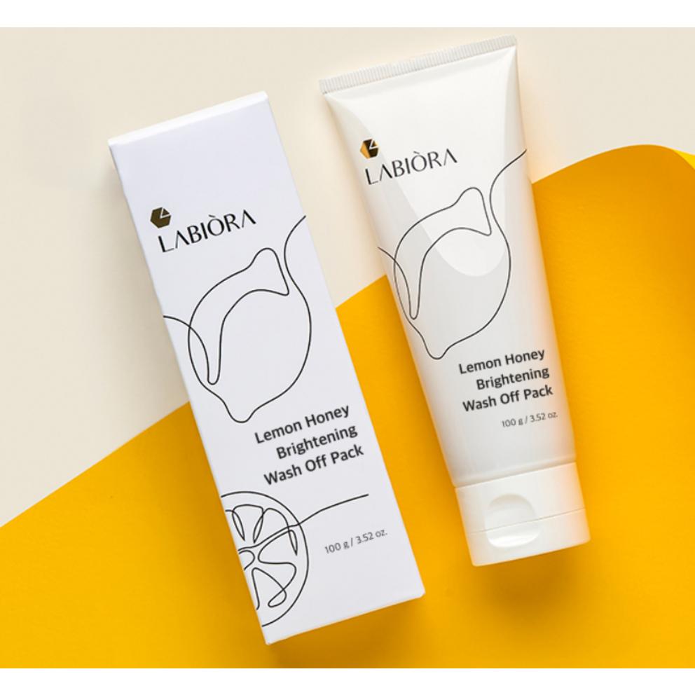 Laviola Bae Jong-ok Lemon Honey Pack Exfoliating Wash-Off Mask 100g