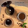 A27F-450Ml 15Oz 9 Cup Moka Pot Glass Clear Thickened Stainless Steel Stovetop Espresso Maker Italian Coffee Machine