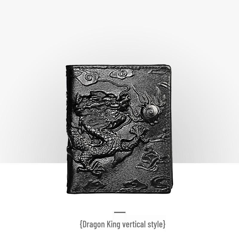 Carteira Masculina Retro em Couro Embossado – Padrão Crocodilo Longo com Vários Compartimentos para Cartões e Porta-Moedas.