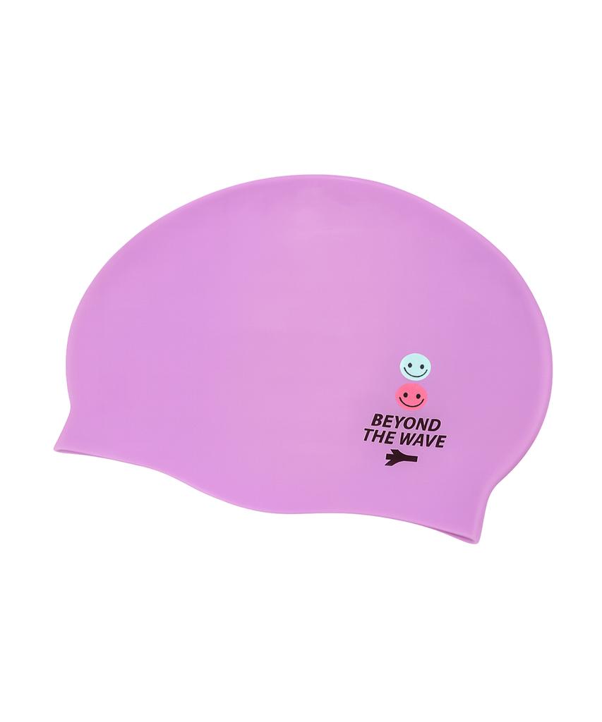 Lenomasuyeongbog Products Adult Smile Silicone Swim Cap Lavender Ro-Rc2F409-Lv