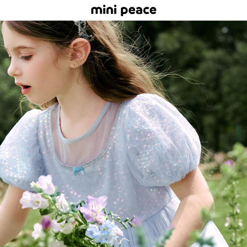 

МиниМир Детское Повседневное Летнее Плиссированное Платье-Сарафан на Бретельках 160