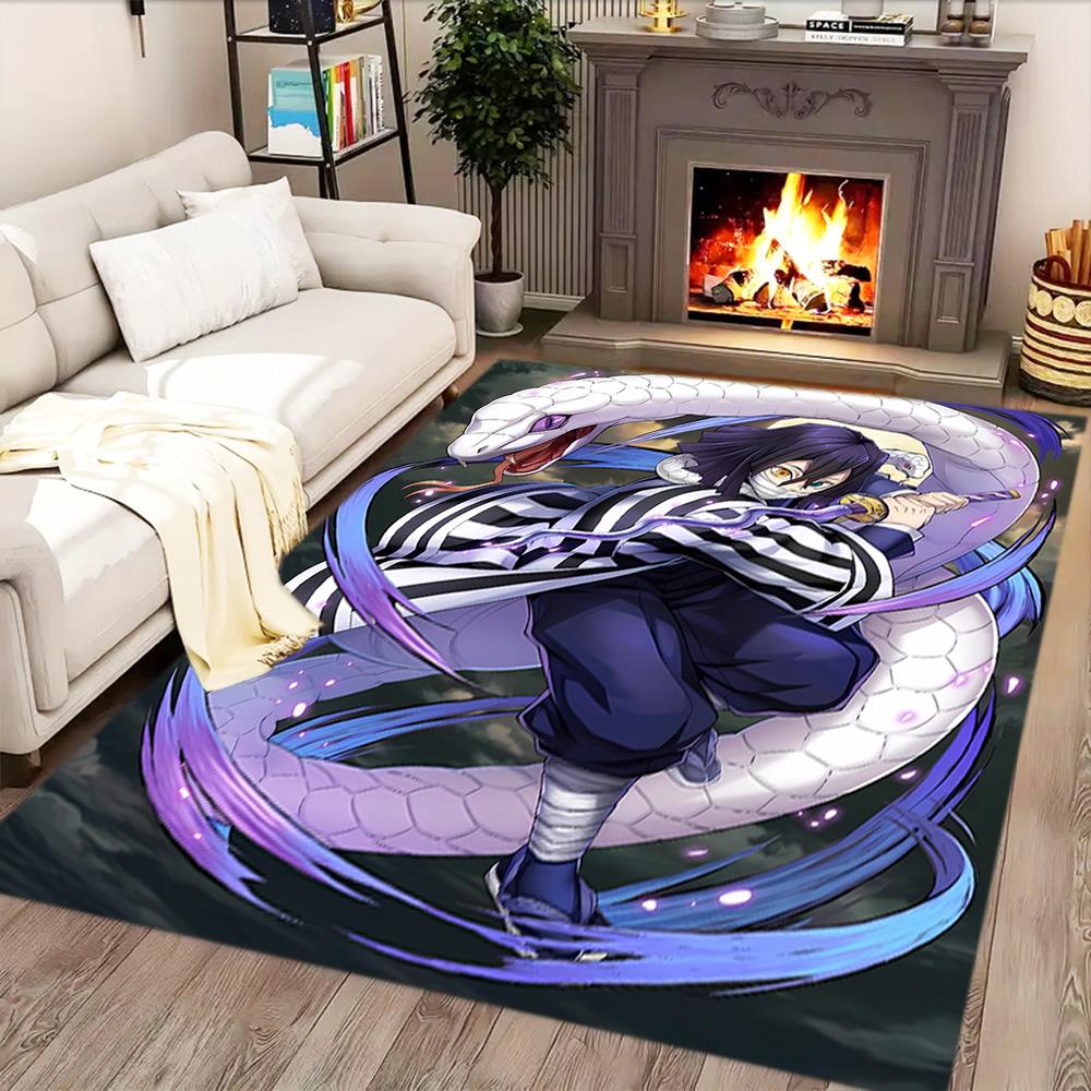 Demon Slayer rug for Living Room rug, Bedroom, Study Room, Hallway Decoration, Perfect for Home Decoration or Holiday Gifts