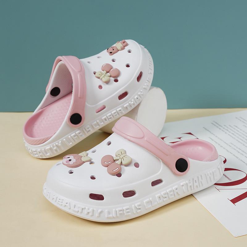 Duck Cartoon Trendy Summer Footwear Soft Nonslip Eva Clogs For Kids Of All Ages