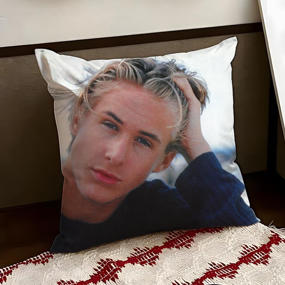 Singer RRyan Gosling Cushion Cover Reversible Soft Durable Pillow Cover Home Car MultiScene Use for Daily Comfort