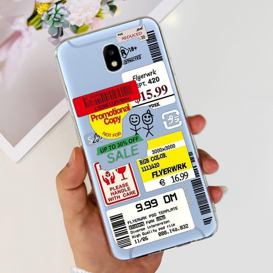 For Samsung Galaxy J7 2017 J5 2017 J3 2017 Case Cover Soft TPU Silicone Coques For Samsung J5 2017 J730 j530 j330 Clear Bumper