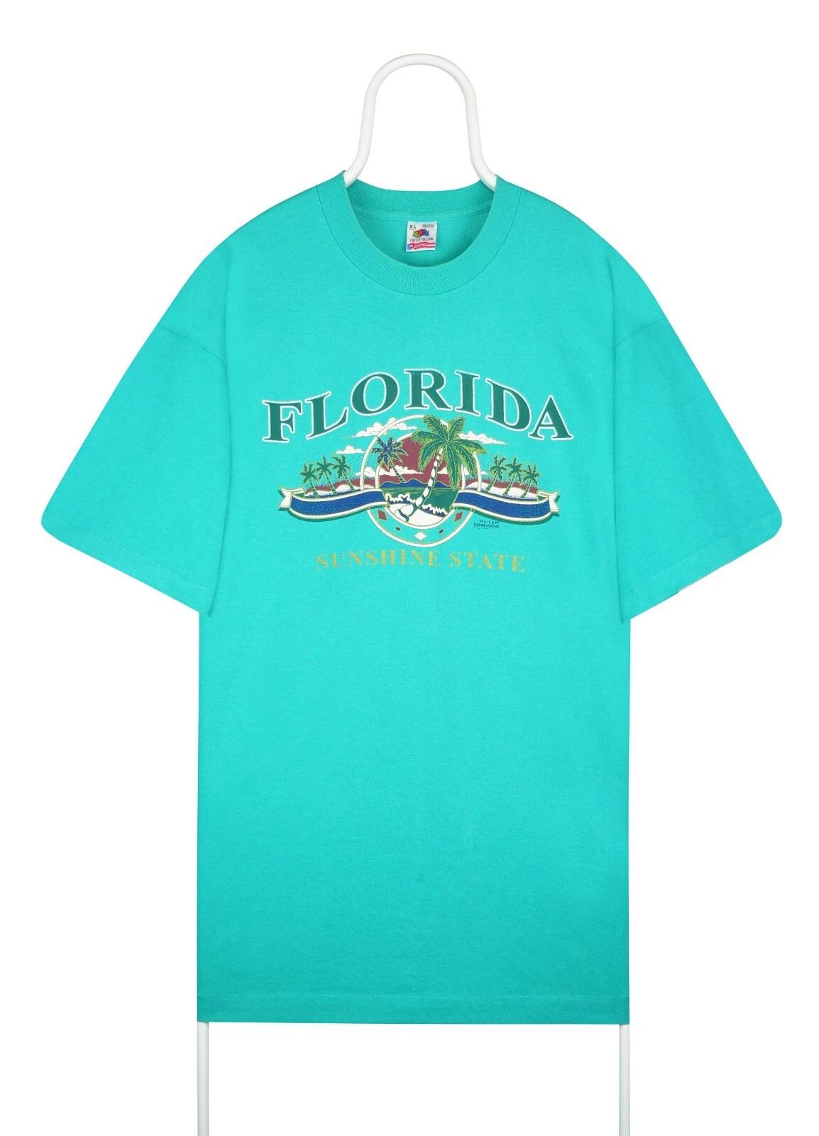 Florida American Vintage 1994 year T-shirt Tops Tees Unisex S