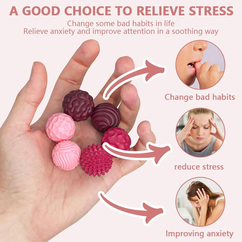 Upgraded Second Generation Autism Calming Toy Kid Adults Relief Stress Sensory Toy Silicone Magneti Balls Fidget Toy Worry Balls