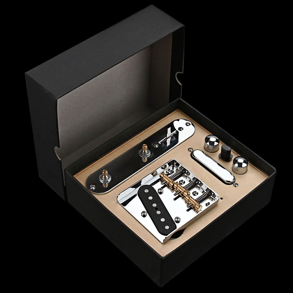 Guitar Telecaster Saddle Bridge Switch Control Guitar Neck Pickup Set Saddle Bridge Plate Loaded Alnico V Pickups Telecaster Electric Guitar
