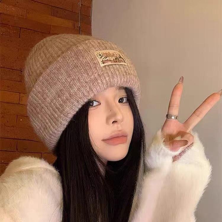 Big Head Circumference Knitted Hat for Men and Women, Warm and Cold In Autumn and Winter, Couple Ear Protection Wool Hat, Small Face, Ski Cold Hat Tid