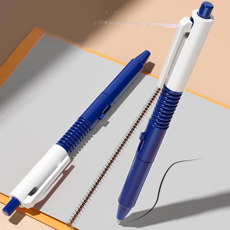 2 In 1 Funny Prank Retractable Water Spray Pens,Ball Pen With Water Spray Funny Prank Toy Stress Relief