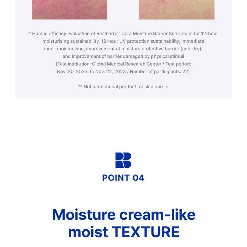 Realbarrier - Cera Feuchtigkeitsbarriere Sonnencreme