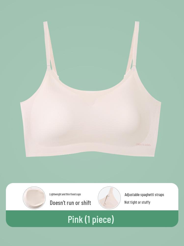 Seamless Ice Silk Adjustable Bra for Teens