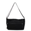 No Brand Casual Corduroy Shoulder Bag With Zipper Closure For Daily Use