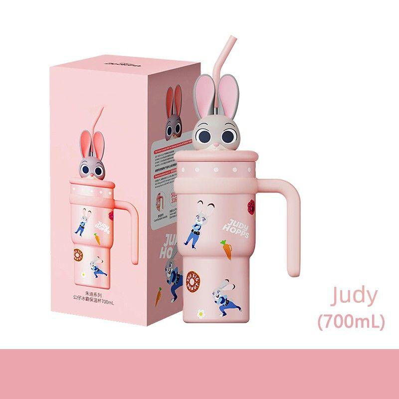 British Dgkphellokitty Water Cup New Large-Capacity Thermos Cup Cold-Keeping Ice Cup Office Desktop Cup