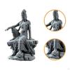 Avalokiteshvara Bodhisattva Statue Kuanyin Skulptur Einzelner Fuß auf Lotusbasis Mehrzweck Buddhistisch