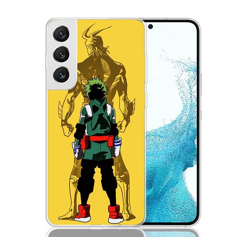 Midoriya Izuku Deku MHA My Hero Phone Case For Samsung Galaxy S26 S25 Edge S24 S23 FE S22 Ultra S21 Plus S20 + Fundas Cover Coqu