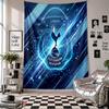 Arazzo da Parete Tottenham Hotspur Decorazione per la Casa Tessuto da Appendere al Muro per Camera da Letto Soggiorno Sfondo