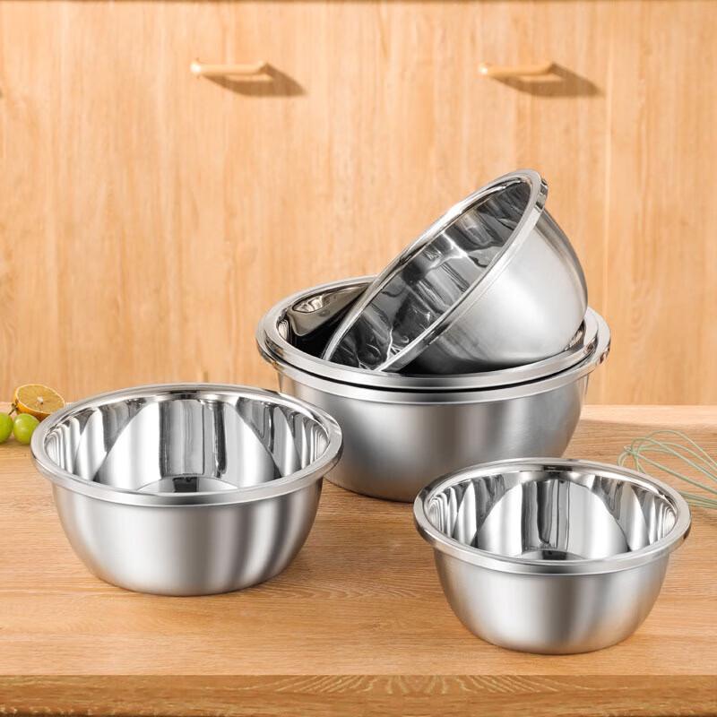 Ruhuan 304 Stainless Steel Deep Multipurpose Bowl