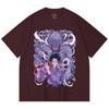 230 Gsm 100% Cotton Jujutsu Kaisen V52 Yuta Print Unisex Heavy Cotton T Shirt