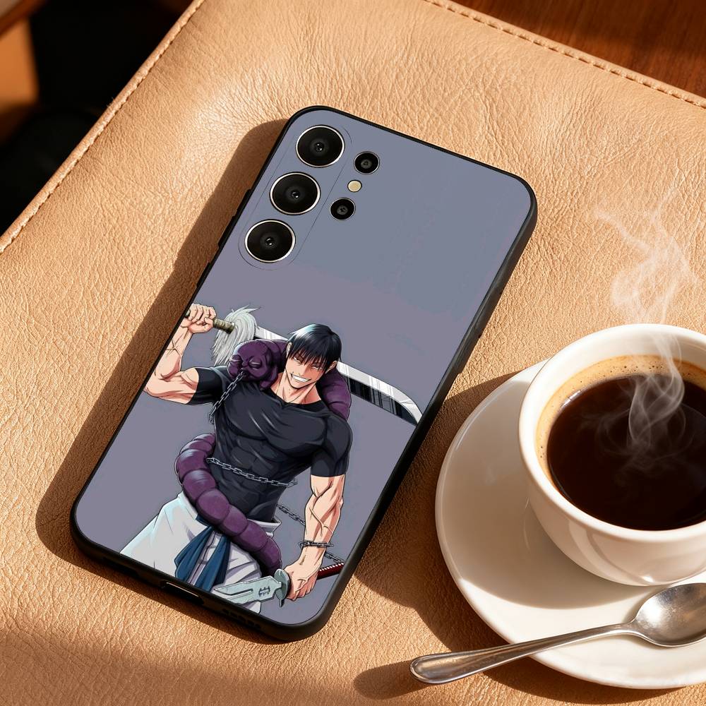 Toji F-Fushiguro Jujutsu K-Kaisen Phone Case For Samsung S26,S25,S24,S21,S22,S23,S30,Ultra,S20,FE,Lite,10,9,Black Cover