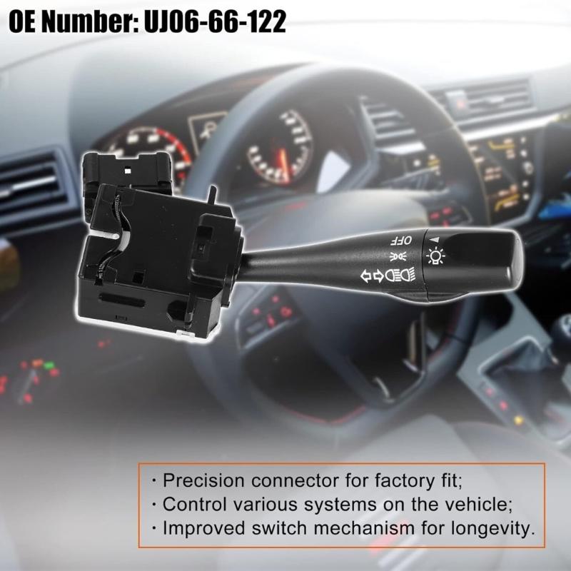 Car Headlight Turn Signal Switch UJ06-66-122 Fit for B2500 B2600 Replacement Car Light Switch Auto Accessory