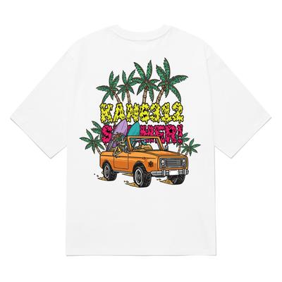KAN6312 Kgtw0209 Surfing Killer 20-Count Short Sleeve T-Shirt White