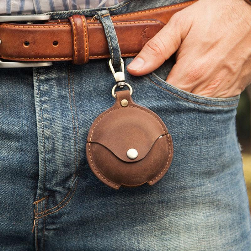 Leather Case For Huawei Freebuds 3 Earphone Protective Cover Wireless Bluetooth-compatible Headset Accessories With Hook