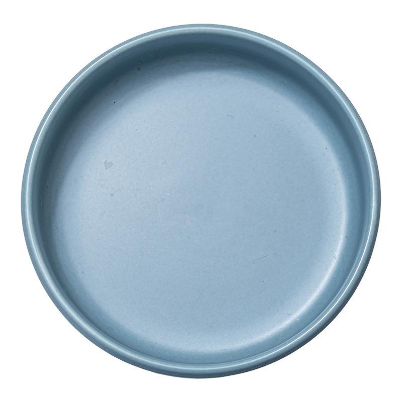 Small Plate Ceramic Taste Plate Dipping Plate Vegetable Plate Household Dessert Plate Fruit Plate Tableware Spitting Bone Plate Barbecue Sauce Plate