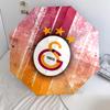 Galatasaray SK  Pattern, Automatic Folding Umbrella, Portable and Foldable Design, 8 Ribs, a Christmas or Birthday Gift.